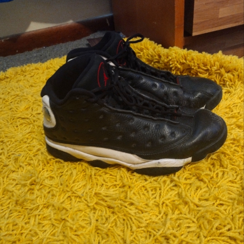 Retro Jordan 13s tuxedo